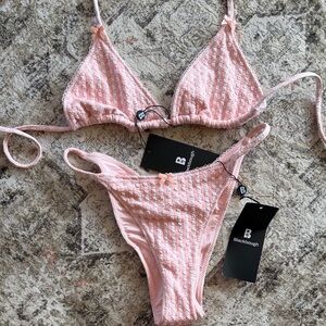 Blackbough Pink Gingham Set